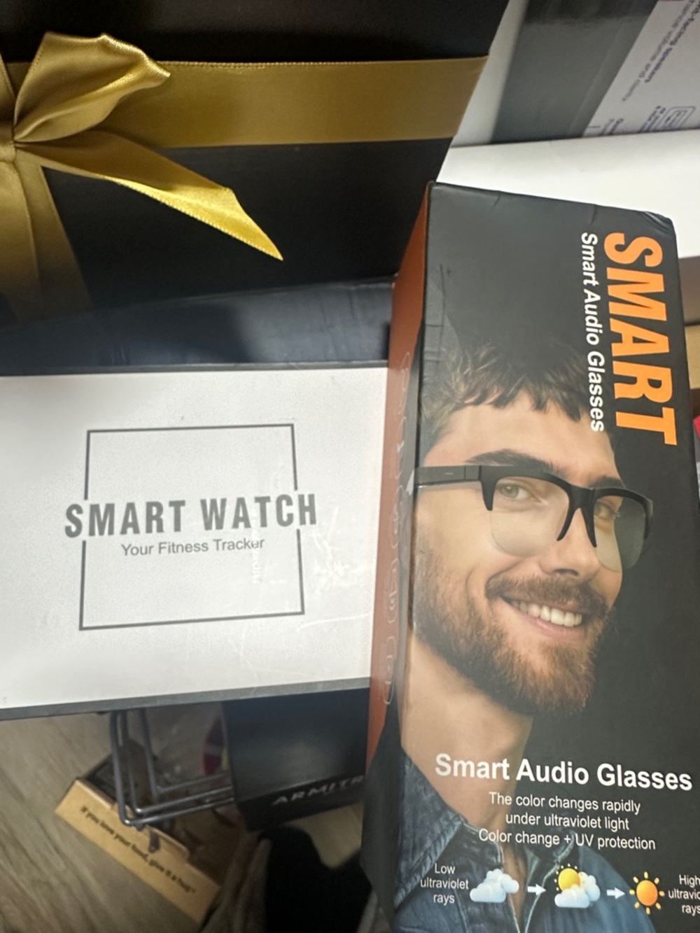 Smart Audio Glasses and Smart Watch Bundle